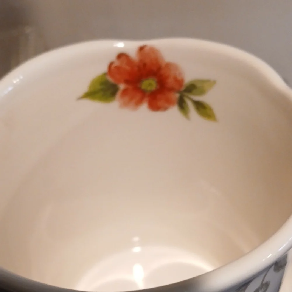 Floral Rabbit Mug - Picture 3 of 8
